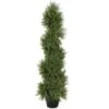 Arcadia Silk Plantation Two Pre-Potted 3' Pond Cypress Artificial Topiary Trees 12 Arcadia Silk Plantation Two Pre-Potted 3' Pond Cypress Artificial Topiary Trees -Green Leaf Store 41k84aRR07L
