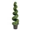 GENERIC Aurcs 4 Ft Artificial Boxwood Spiral Topiary Tree, Fake Plant Decor In Plastic Pot W/ Realistic Leaves & Twined Branches, Sturdy Steel Frame, Faux Potted Plants For Home, Office, Front Porch (1) 13 GENERIC Aurcs 4 Ft Artificial Boxwood Spiral Topiary Tree, Fake Plant Decor In Plastic Pot W/ Realistic Leaves & Twined Branches, Sturdy Steel Frame, Faux Potted Plants For Home, Office, Front Porch (1) -Green Leaf Store 41kgI5WgaRL