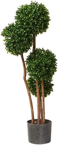 Nearly Natural 5486 Boxwood Topiary Artificial Tree UV Resistant, Green 7 Nearly Natural 5486 Boxwood Topiary Artificial Tree UV Resistant, Green - Image 7