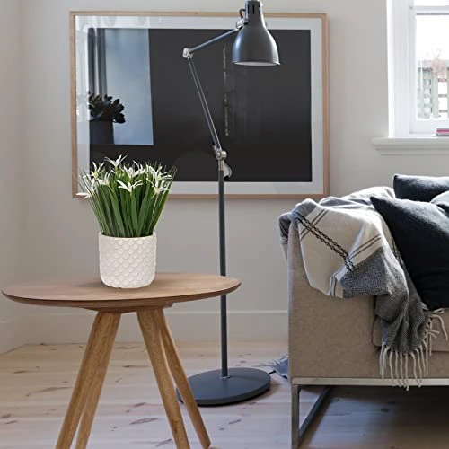 Briful Small Artificial Grass Plant Decor Wheat Fake Plant With Flowers In Ceramic Pot Real Touch Potted Greenery Faux Plant For Kitchen Countertop Tabletop Bookshelf Coffee Decorations 2 Briful Small Artificial Grass Plant Decor Wheat Fake Plant With Flowers In Ceramic Pot Real Touch Potted Greenery Faux Plant For Kitchen Countertop Tabletop Bookshelf Coffee Decorations - Image 2