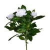 Vickerman 14.5" Artificial White Polyester Gardenia Flower Bush -Green Leaf Store 41ooNChu8CL