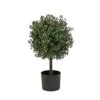 National Tree Company Pre Lit Artificial Potted Shrub, Green, Boxwood Single Ball Topiary, Includes Black Pot Base, Plug In, Spring Collection, 2 Feet -Green Leaf Store 41qOdySDfNL