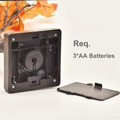 Lvydec Lighted Artificial Fall Maple Tree Clearance, 23-Inch Battry Operated Tabletop Autumn Tree For Home Festival Decoration, Warm White Light -Green Leaf Store 41rQp1jnOsL