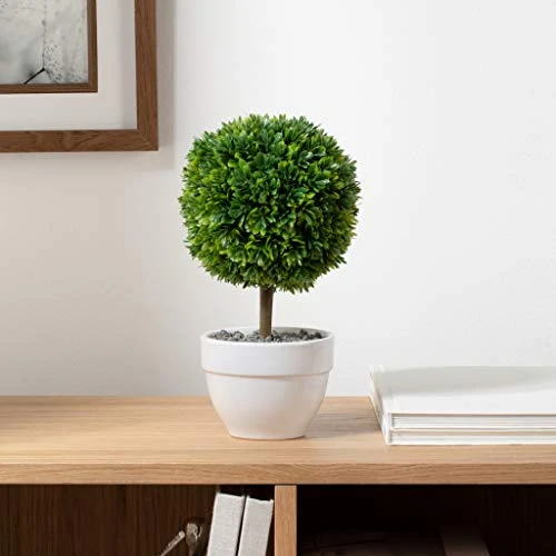 Torre & Tagus 901837 Jardin Topiary Boxwood Ball, 10-Inch 2 Torre & Tagus 901837 Jardin Topiary Boxwood Ball, 10-Inch - Image 2