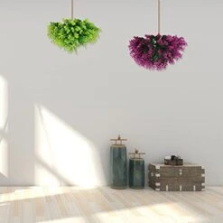 Cabilock 4pcs Artificial Grass Ball Decorative Faux Topiary Plant Ball Ornament For Garden Wedding Party Hanging Wall Decoration 9 Cabilock 4pcs Artificial Grass Ball Decorative Faux Topiary Plant Ball Ornament For Garden Wedding Party Hanging Wall Decoration -Green Leaf Store 41tm1RauutS