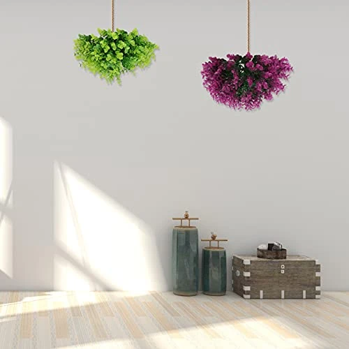 Cabilock 4pcs Artificial Grass Ball Decorative Faux Topiary Plant Ball Ornament For Garden Wedding Party Hanging Wall Decoration 4 Cabilock 4pcs Artificial Grass Ball Decorative Faux Topiary Plant Ball Ornament For Garden Wedding Party Hanging Wall Decoration - Image 4