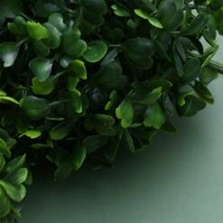 EXCEART Boxwood Topiary 6pcs Artificial Plant Ball Topiary Ball Ornament For Garden Topiary Tree Wedding Party Hanging Wall Decoration 10cm Front Door Planters -Green Leaf Store 41wJOiTFoRL