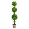3ft. Eucalyptus Triple Ball Topiary Artificial Tree 13 3ft. Eucalyptus Triple Ball Topiary Artificial Tree -Green Leaf Store 41xJ3PHrRpL