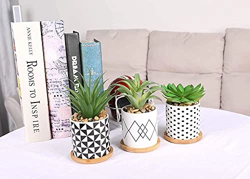 Letinaner Artificial Succulent Plants Fake Pineapple In Pots Artificial Faux Plants Greenery Decorations For Hotel Restaurant Home Office Kitchen Table, Set Of 3 3 Letinaner Artificial Succulent Plants Fake Pineapple In Pots Artificial Faux Plants Greenery Decorations For Hotel Restaurant Home Office Kitchen Table, Set Of 3 - Image 3