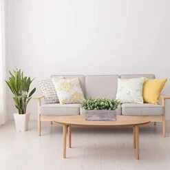 Faux Eucalyptus Plants In Rustic Rectangular Wood Planter Box Artificial Eucalyptus Greenery Arrangement Potted Plant In Dusty Green For Wedding Centerpiece Office Room Table Windowsill Décor 6 Faux Eucalyptus Plants In Rustic Rectangular Wood Planter Box Artificial Eucalyptus Greenery Arrangement Potted Plant In Dusty Green For Wedding Centerpiece Office Room Table Windowsill Décor -Green Leaf Store 41z7snt2SaL