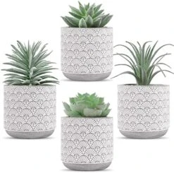 Der Rose 2 Packs Fake Plants Artificial Succulents Plants In Pots For Home Boho Decor Indoor 11 Der Rose 2 Packs Fake Plants Artificial Succulents Plants In Pots For Home Boho Decor Indoor -Green Leaf Store 5100EoFeA4L. AC