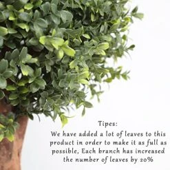 (Set Of 2) Lifelike 3Ft Arfiticial Double Ball Topiary Trees Outdoor Faux Topiary Tree For Out Door Porch Decor 10 (Set Of 2) Lifelike 3Ft Arfiticial Double Ball Topiary Trees Outdoor Faux Topiary Tree For Out Door Porch Decor -Green Leaf Store 5104jyZK8jL