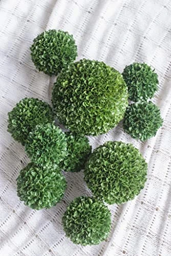 A&B Home 4" Faux Boxwood Topiary Ball Botanical/Green, Modern Greenary Home Décor 2 A&B Home 4" Faux Boxwood Topiary Ball Botanical/Green, Modern Greenary Home Décor - Image 2