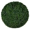 3rd Street Inn Boxwood Topiary Ball - 15" Artificial Topiary Plant - Wedding Decor - Indoor/Outdoor Artificial Plant Ball - Topiary Tree Substitute (2, Boxwood) -Green Leaf Store 511bOICL4lL