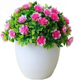 Heaven2017 Artificial Flower Bonsai Bonsai Potted Fake Plant 3 -Green Leaf Store 511lACACx0L. AC