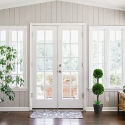 Barnyard Designs 3ft (36”) Artificial Boxwood Topiary Ball Plant, Front Porch Home Decor, Faux Fake Plant Decoration, (Single) -Green Leaf Store 511ytaYKAYL