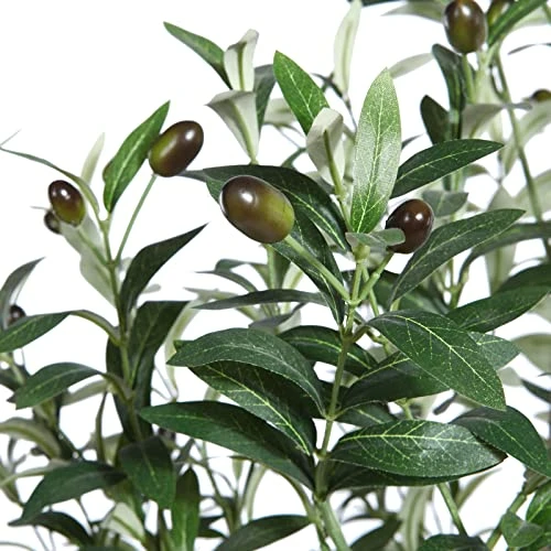 Dr.Planzen Artificial Olive Tree,7FT Tall Fake Plant Faux Olive Plants For Indoor,Natural Fake Tree,Artificial Silk Plants For Office Home Living Room Floor Patio Greening Porch Decor,Set Of 1. 2 Dr.Planzen Artificial Olive Tree,7FT Tall Fake Plant Faux Olive Plants For Indoor,Natural Fake Tree,Artificial Silk Plants For Office Home Living Room Floor Patio Greening Porch Decor,Set Of 1. - Image 2
