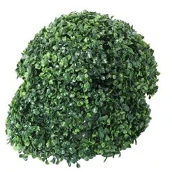 VALICLUD Artificial Topiary Ball Decorative Faux Boxwood Lifelike Plant Decor For Wedding Christmas Lawn Backyard And Garden Decor -Green Leaf Store 512YPI40vuL