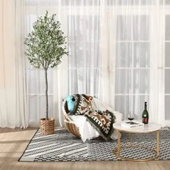 Dr.Planzen Artificial Olive Tree,7FT Tall Fake Plant Faux Olive Plants For Indoor,Natural Fake Tree,Artificial Silk Plants For Office Home Living Room Floor Patio Greening Porch Decor,Set Of 1. 14 Dr.Planzen Artificial Olive Tree,7FT Tall Fake Plant Faux Olive Plants For Indoor,Natural Fake Tree,Artificial Silk Plants For Office Home Living Room Floor Patio Greening Porch Decor,Set Of 1. -Green Leaf Store 512yoCYg88L