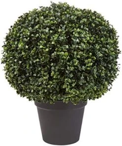 Pure Garden 4-Foot-Tall Artificial Cypress Spiral Topiary Indoor Or Outdoor UV Protection Trees In Pot For Home Or Office -Green Leaf Store 513DP8BY4qL. AC