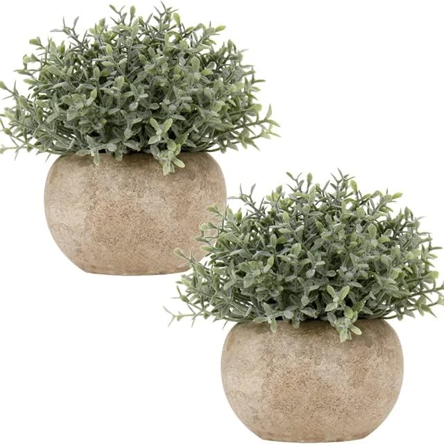 Briful Small Fake Plants Faux Potted Plant Mini Artificial Plants For For Home Table Office Room Desk Bathroom Shelf Kitchen Farmhouse Mantel Decoration 10 Briful Small Fake Plants Faux Potted Plant Mini Artificial Plants For For Home Table Office Room Desk Bathroom Shelf Kitchen Farmhouse Mantel Decoration - Image 10