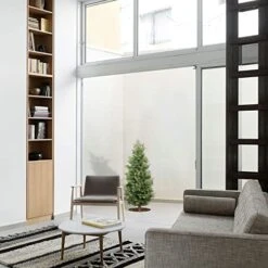 Aveyas 2 Pack 4ft Artificial Cone Topiary Cedar Trees In Cemented Plastic Pot, Fake Cypress Plants Faux Mini Pine Silk Trees For Indoor Outdoor Patio Front Door Porch Floor Home Modern Decor, 4 Feet -Green Leaf Store 513TQc6w1yL