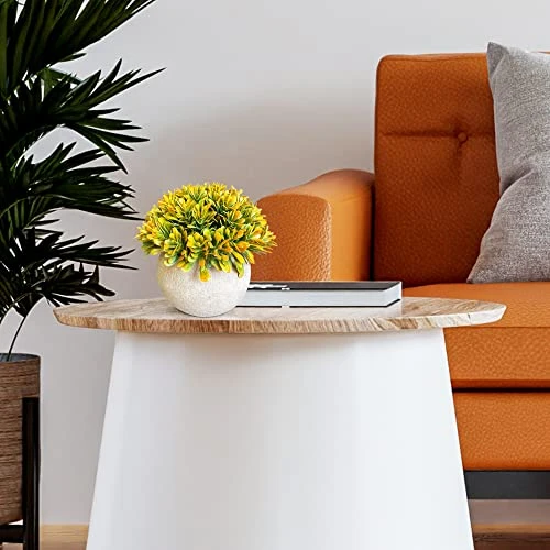 GENERIC 3 Bundle Pack Small Potted Artificial Fake Plastic Plants, Faux Desk Shrub Plants For Indoor Home Office Kitchen Bathroom Farmhouse CoffeeTable Room Decor 6 GENERIC 3 Bundle Pack Small Potted Artificial Fake Plastic Plants, Faux Desk Shrub Plants For Indoor Home Office Kitchen Bathroom Farmhouse CoffeeTable Room Decor - Image 6