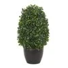 Nearly Natural 13” Boxwood Topiary Artificial UV Resistant (Indoor/Outdoor) Silk Plants Green -Green Leaf Store 515MCIkX9mL