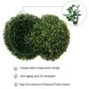Coregreen Artificial Topiary Ball 2pcs 10in Fake Boxwood Plant Decorative Balls Faux Plants Garden Spheres Indoor Outdoor Front Porch Decor Home Wedding Birthday Christmas Party Decor (10in) -Green Leaf Store 515N3Q6ZrXL