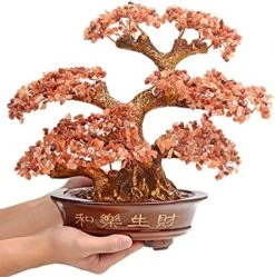 KALIFANO Large Tree Of Life (1,251 Gemstone Count) Chakra Crystal Tree With Healing Properties - Bonsai Feng Shui Money Tree For Healing And Luck -Green Leaf Store 515t bPEqnS. AC