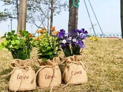 TFORESTER Mini Artificial Plants Plastic Milan For Farmhouse Living Room Bathroom Office Desk Shelf Home Decor– Set Of 3