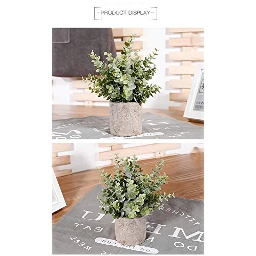 HC STAR Artificial Plant Potted Mini Fake Plant Decorative Lifelike Flower Green Plants 5 HC STAR Artificial Plant Potted Mini Fake Plant Decorative Lifelike Flower Green Plants - Image 5