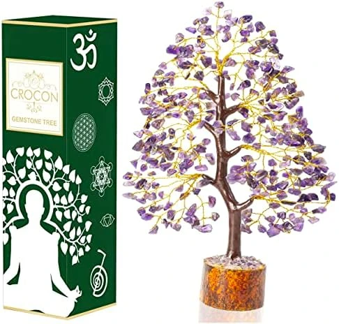 7 Chakra Tree Of Life - Gemstone Tree, White Aura Base, Seven Chakra Tree, Copper Wire Money Bonsai, Crystal Tree For Positive Energy, Feng Shui Good Luck Decor - Healing Stone Tree, Spiritual Gift 15 7 Chakra Tree Of Life - Gemstone Tree, White Aura Base, Seven Chakra Tree, Copper Wire Money Bonsai, Crystal Tree For Positive Energy, Feng Shui Good Luck Decor - Healing Stone Tree, Spiritual Gift - Image 15