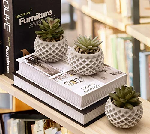 Succulent Decor, Fake Succulents, Succulent Wall Decor, Succulents Artificial Decor, Small Fake Plant, Succulent Decoration, Potted Plants, Set Of 3 Succulents 2 Succulent Decor, Fake Succulents, Succulent Wall Decor, Succulents Artificial Decor, Small Fake Plant, Succulent Decoration, Potted Plants, Set Of 3 Succulents - Image 2