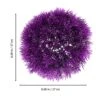 YARDWE 2Pcs Topiary Ball Ornament Artificial Plant Topiary Ball Faux Topiary Tree Substitute Purple Artificial Plant Ball For Indoor Outdoor Wedding Faux Boxwood Sphere Use Greenery Ball