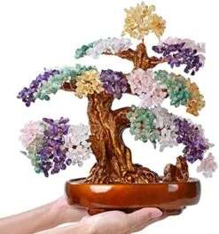KALIFANO Natural Aventurine (1,251 Gemstone Count) Chakra Crystal Tree With Healing Properties - Bonsai Feng Shui Money Tree For Luck And Intelligence - 14" 20 KALIFANO Natural Aventurine (1,251 Gemstone Count) Chakra Crystal Tree With Healing Properties - Bonsai Feng Shui Money Tree For Luck And Intelligence - 14" -Green Leaf Store 518B4sHloWL. AC