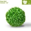 FLORALEAF 15" Artificial Boxwood Topiary Ball Topiary Tree Plants Lifelike Substitute Artifical Plant Balls For Wedding Decore -Indoor/Outdoor Decoration, Rose Leaf, 1 Piece -Green Leaf Store 518fnDYQgmL