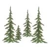 Besti Custom Pine Trees - 4 Tree Pine Grouping Metal Tree Sculpture - Metal Tree, Pine Tree, Outdoor Wall Decor Metal Art -Green Leaf Store 5190UXc7qDL