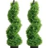 3ft Artificial Spiral Topiary,Faux Topiary Trees ,Artificial Boxwood Plants,Topiary Trees Artificial Outdoor 2 Pack,Fake Plant Green Decor For Outdoor And Indoor,Topiaries For Front Porch Set Of Two 9 3ft Artificial Spiral Topiary,Faux Topiary Trees ,Artificial Boxwood Plants,Topiary Trees Artificial Outdoor 2 Pack,Fake Plant Green Decor For Outdoor And Indoor,Topiaries For Front Porch Set Of Two -Green Leaf Store 519kSkuQDeL