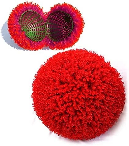 Artificial Boxwood Ball Red 8in,10in,12in,14in,16in,18in,20in,22in,24in Boxwood Topiary Ball,Nearly Natural,Realistic Ball Shaped,Fake Plant Boxwood Decorative Balls -1 Piece ( Size : Ø55cm(22in) ) 9 Artificial Boxwood Ball Red 8in,10in,12in,14in,16in,18in,20in,22in,24in Boxwood Topiary Ball,Nearly Natural,Realistic Ball Shaped,Fake Plant Boxwood Decorative Balls -1 Piece ( Size : Ø55cm(22in) ) - Image 9