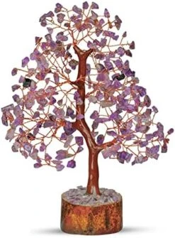 JAGASY Lapis Lazuli - Crystal Tree Of Life - Gemstone Money Tree - Holistic Gifts For Women - Crystal Bonsai Tree - Desk Decorations For Women Office - Meditation Decor - Good Luck Spiritual Gift -Green Leaf Store 51AJtFDiIEL. AC