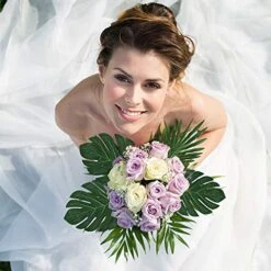 Auihiay 48 Pieces 4 Kinds Palm Leaves Tropical Leaves With Jungle Leaf Monstera Leaves Safari Leaf For Hawaiian Luau Party Jungle Beach Table Leave Decorations 8 Auihiay 48 Pieces 4 Kinds Palm Leaves Tropical Leaves With Jungle Leaf Monstera Leaves Safari Leaf For Hawaiian Luau Party Jungle Beach Table Leave Decorations -Green Leaf Store 51B2PIYOORL