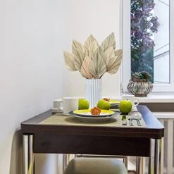 PYSAZI 12 Pcs Natural Dried Palm Leaves Boho Dried Palm Spears Leaves Bulk Small Dried Real Palm Fans Dry Palm Leaves With Stems Dried Leaf Boho Home Décor For Vase Wedding Office Home 43.5*12cm 11 PYSAZI 12 Pcs Natural Dried Palm Leaves Boho Dried Palm Spears Leaves Bulk Small Dried Real Palm Fans Dry Palm Leaves With Stems Dried Leaf Boho Home Décor For Vase Wedding Office Home 43.5*12cm -Green Leaf Store 51BHTkclinL