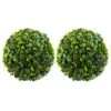 AUEAR, Artificial Boxwood Topiary Plant Balls Decorative For Table Decoration Garden Wedding Decor (7 Inch Diameter, 2 Pack) -Green Leaf Store 51DgwoDGo4L