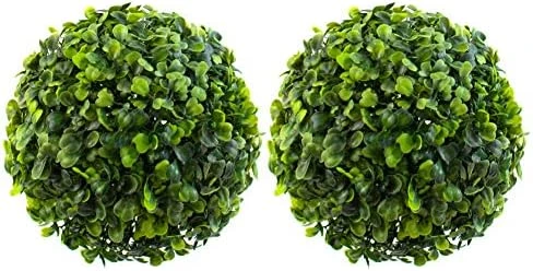 AUEAR, Artificial Boxwood Topiary Plant Balls Decorative For Table Decoration Garden Wedding Decor (7 Inch Diameter, 2 Pack) 7 AUEAR, Artificial Boxwood Topiary Plant Balls Decorative For Table Decoration Garden Wedding Decor (7 Inch Diameter, 2 Pack) - Image 7
