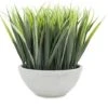 Velener Farmhouse Fake Grass Artificial Plants For Home Decor Indoor Tabletop Plant Book Shelf Small Desk Office Balcony TV Stand Decorations For Living Room Dorm Kitchen Counter Rustic Bathroom Décor -Green Leaf Store 51E7sZs2FXL