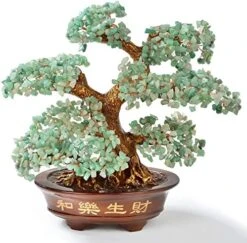 KALIFANO Large Tree Of Life (1,251 Gemstone Count) Chakra Crystal Tree With Healing Properties - Bonsai Feng Shui Money Tree For Healing And Luck -Green Leaf Store 51ER4q4T47L. AC