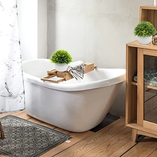 AOKKR Set Of 4 Artificial Potted Plants, Artificial Flowers, Artificial Plants, Indoor, Table, Foyer, Windowsill, Living Room, Shelf, Office, Decoration, Leaves, Gift Height 4.7 Inch 3 AOKKR Set Of 4 Artificial Potted Plants, Artificial Flowers, Artificial Plants, Indoor, Table, Foyer, Windowsill, Living Room, Shelf, Office, Decoration, Leaves, Gift Height 4.7 Inch - Image 3