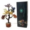 DREAM HOLISTIC Crystal Tree, 7 Chakra Tree Stones Décor Tree , Crystal Decorations For Home, Fortune, Spiritual Gifts Money Tree For Good Luck - 10 Inch Bonsai Trees -Green Leaf Store 51FfeyTrv8L