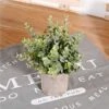 HC STAR Artificial Plant Potted Mini Fake Plant Decorative Lifelike Flower Green Plants -Green Leaf Store 51FhJPltRvL